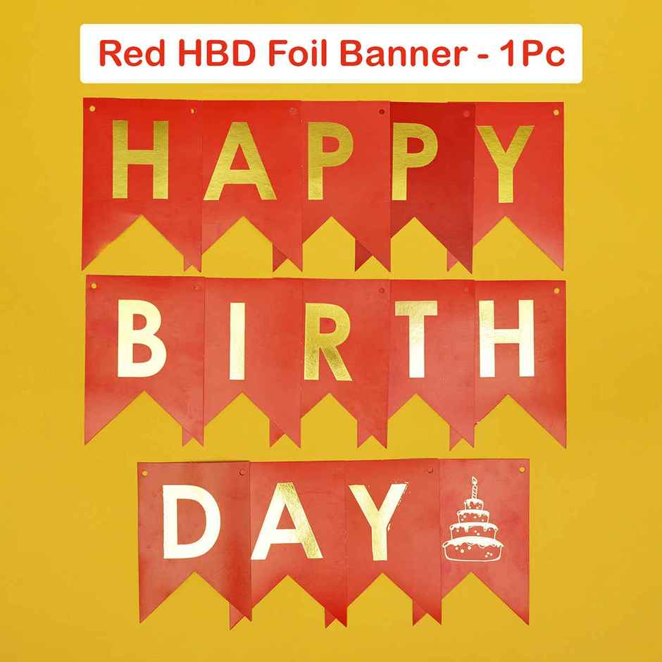 Happy Birthday Foil Banner | Propcon