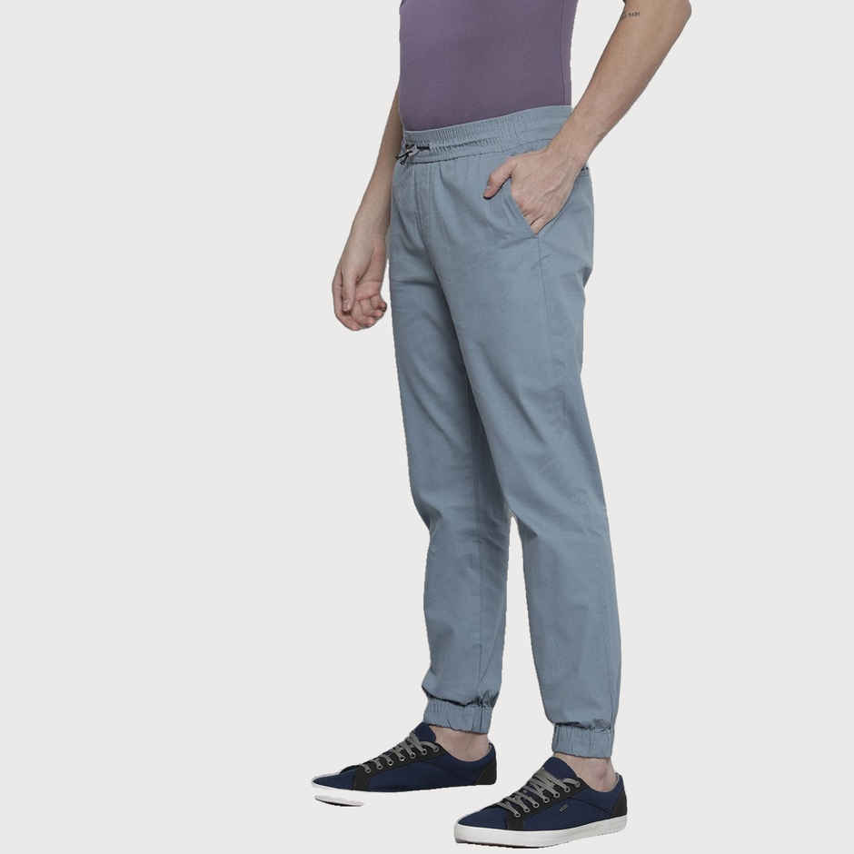The Indian Garage Co Men Casual Slim Stone Blue Regular Jogger 36 | 0822-Rpstpjog-8