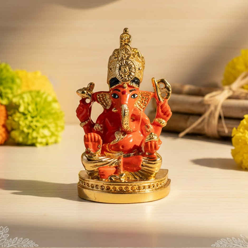 Siddhivinayak Ganesha Idol | 3 Inches | House of Wemy