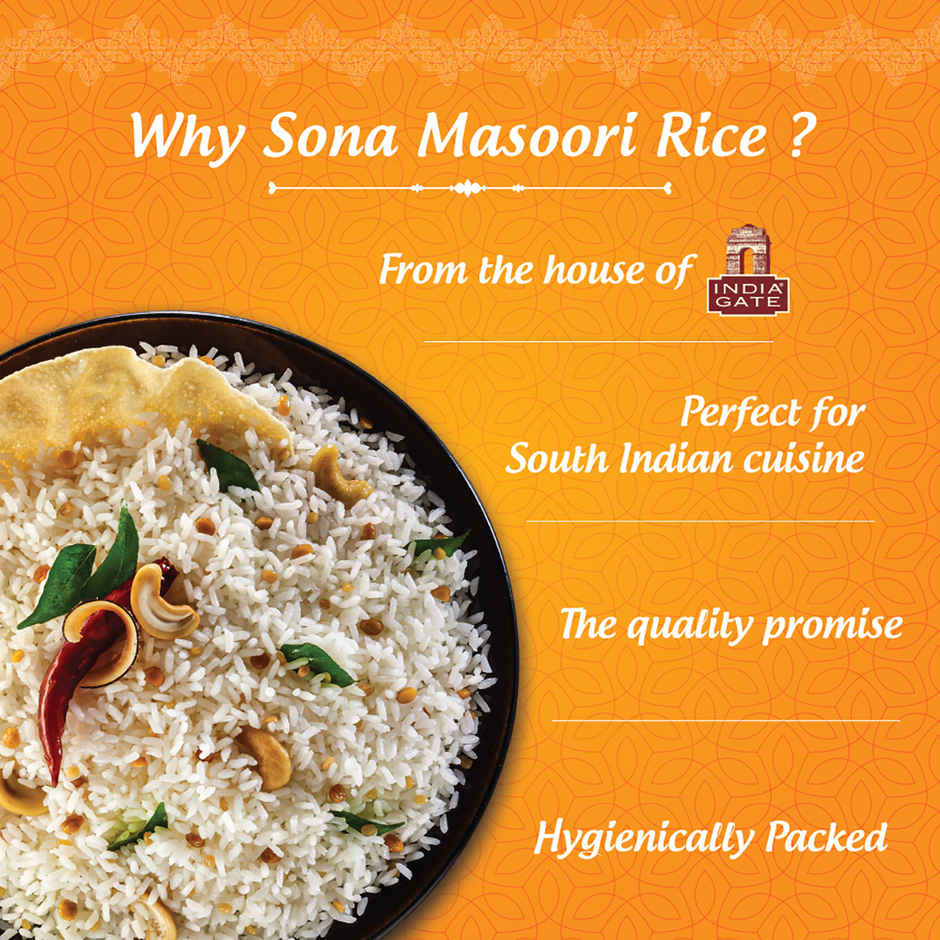 India Gate Sona Masoori Rice