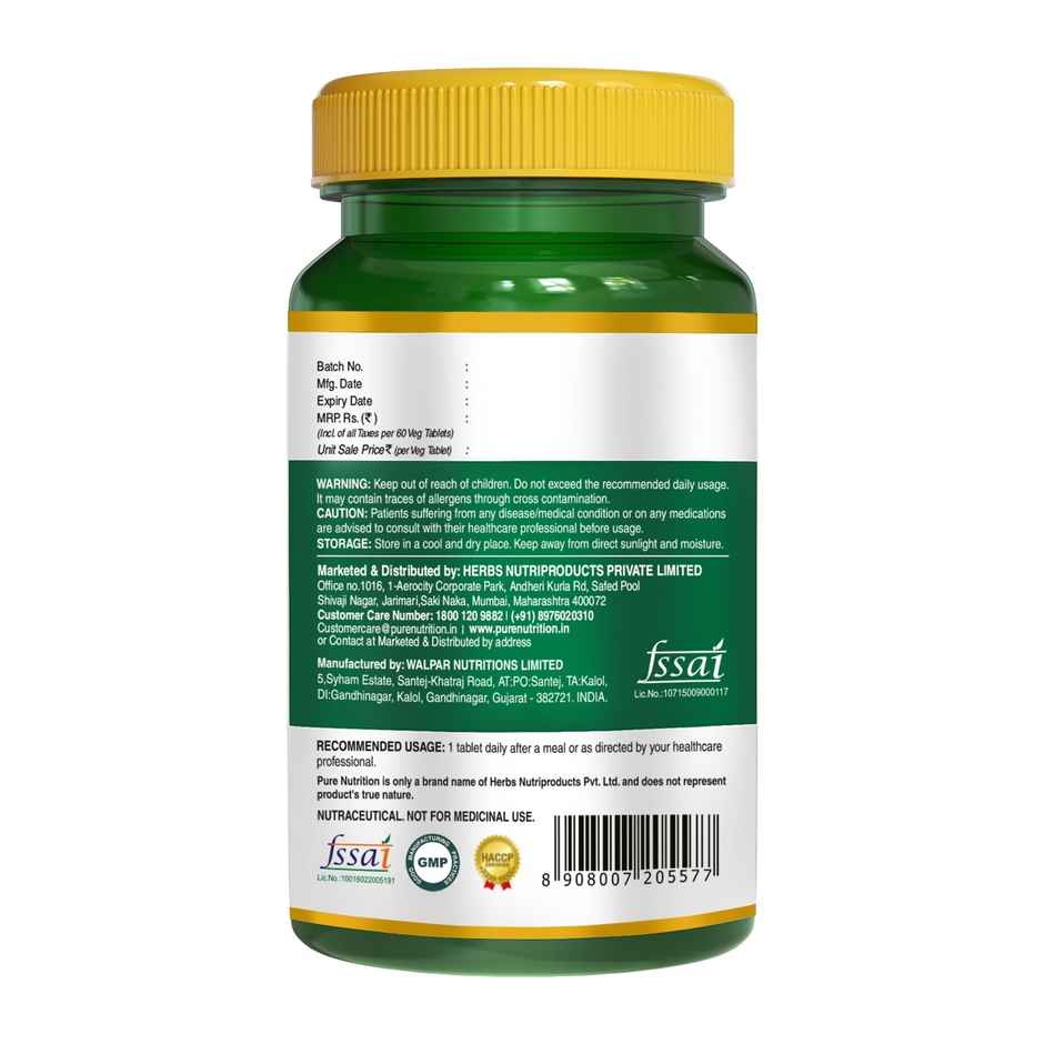 Pure Nutrition Zinc ZMA | Testosterone | Sleep & Muscle Recovery Support