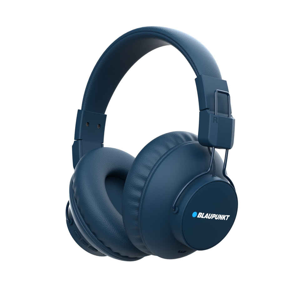 Blaupunkt BH41 Wireless Headphones I Long Playtime 40Mm Drivers | Blue