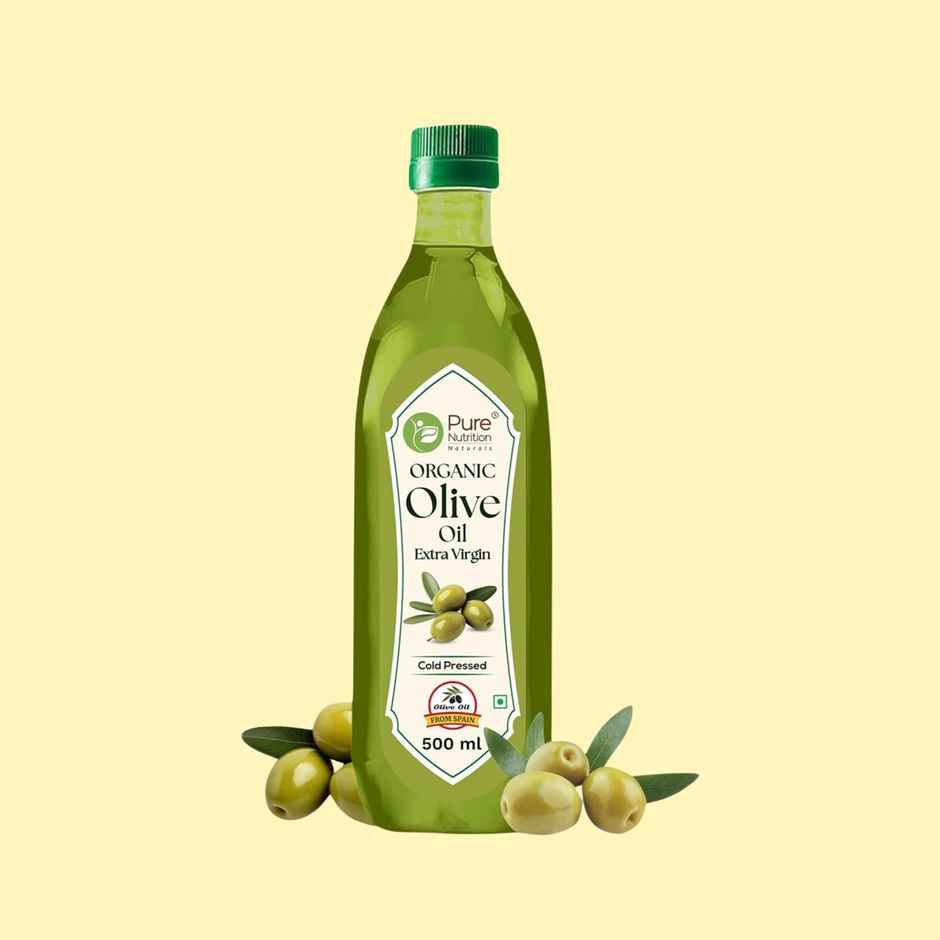Pure Nutrition Extra Virgin Organic Olive Oil | Cold Pressed | Premium Quality