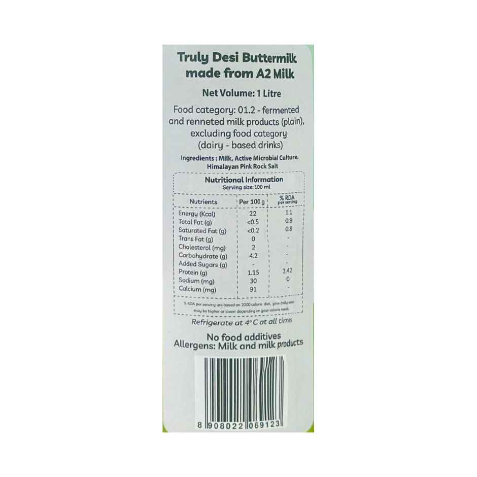 Truly Desi Salted Buttermilk