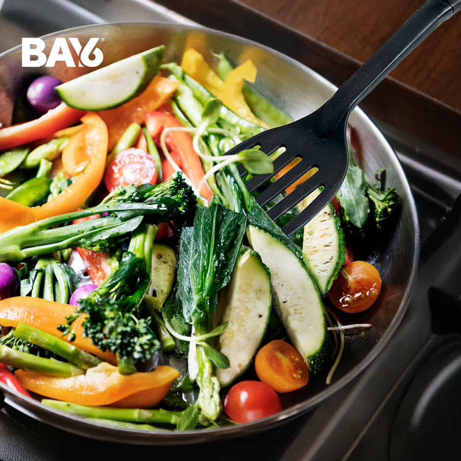 BAY6 Nylon Kitchen Tool Set - Black (3pc)