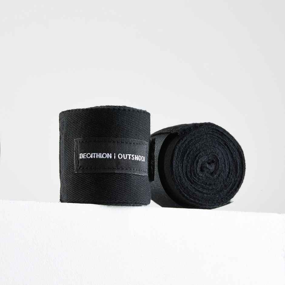 Decathlon Outshock Adult Boxing Wraps | Black | 2.5 m