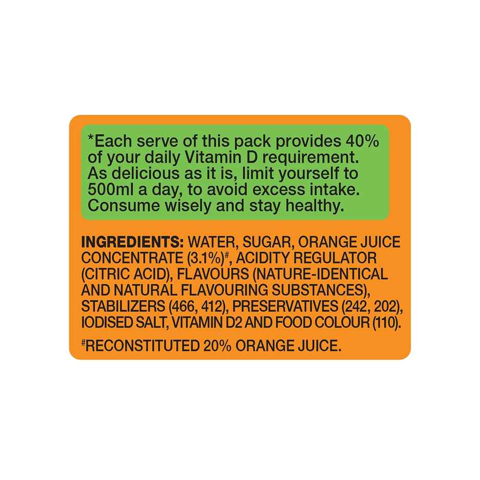 Paper Boat Swing Lively Orange | Refreshing Orange Drink