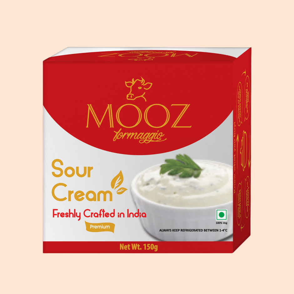 Mooz Sour Cream | Fresh, Tangy Cream