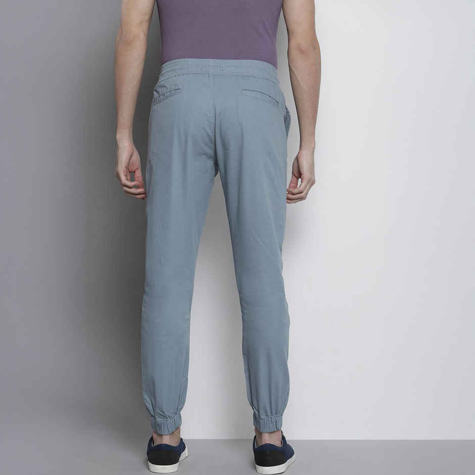 The Indian Garage Co Men Casual Slim Stone Blue Regular Jogger 30 | 0822-Rpstpjog-8