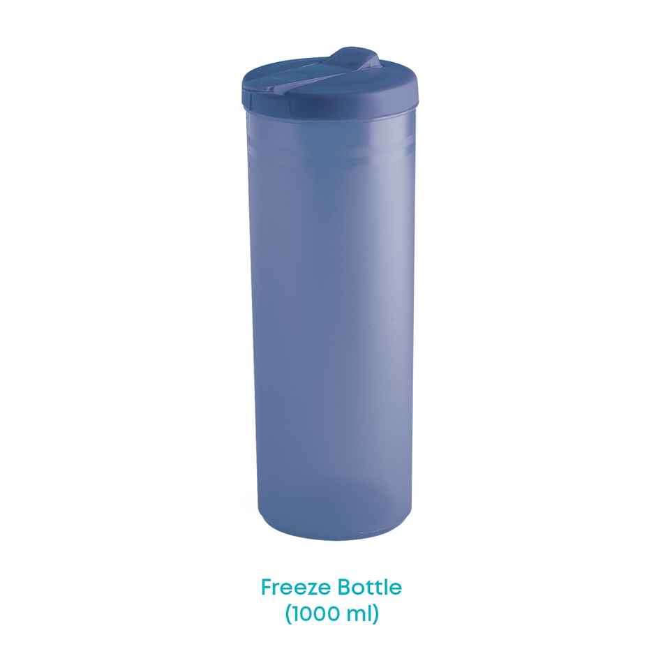 All Time Freeze Water Bottle 1000 ml For Fridge | Colour May Vary