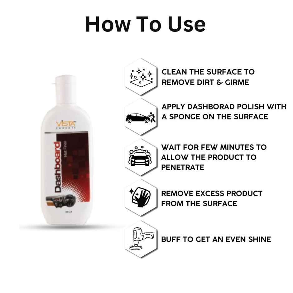 Vista Auto Care Dashboard Polish