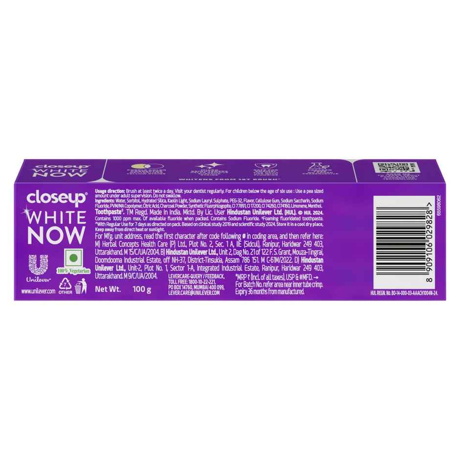 Closeup White Now - Purple Color Corrector Toothpaste
