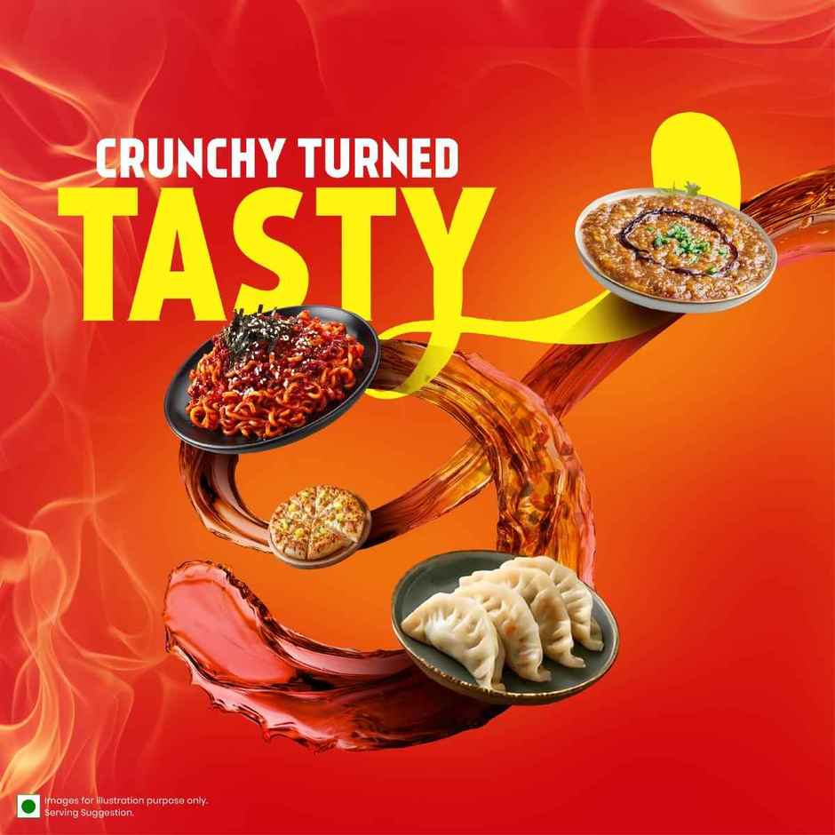Ching's Chilli Oil Crunchy | Drizzle, Stir, Spread| Use On Noodles, Fried Rice, Dimsums