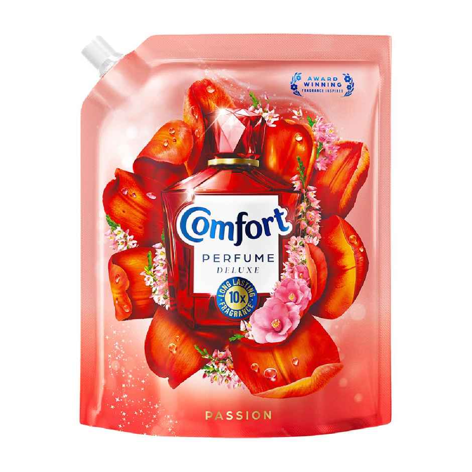 Surf Excel Matic Front Load Detergent Liquid | Pouch (5L) & Comfort Perfume Deluxe Passion (1.8L) Combo