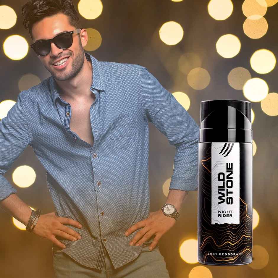 Wild Stone Night Rider Long-Lasting Deodorant for Men