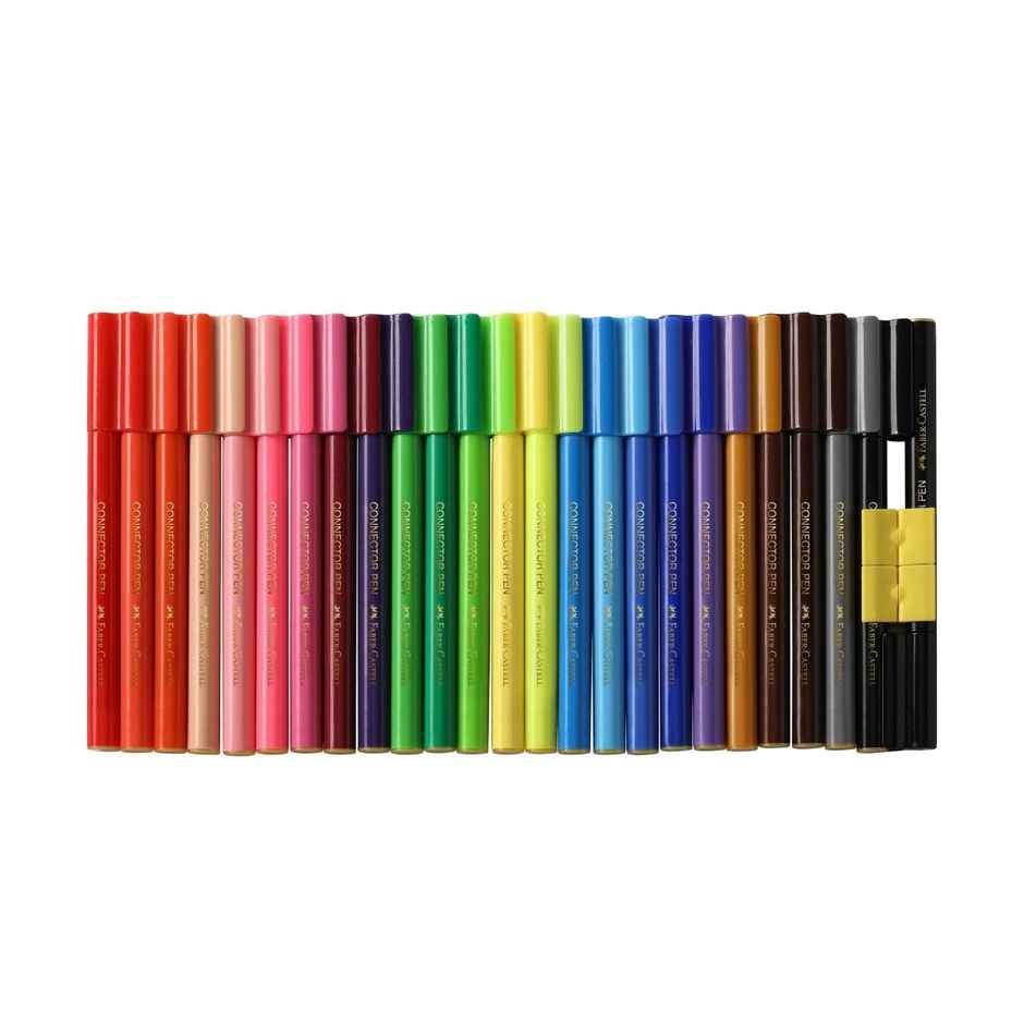 Faber-Castell Connector Pens Assorted | Smooth Coloring