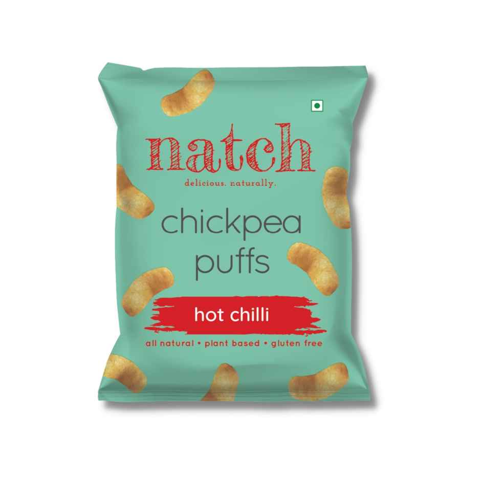 Natch Chickpea Puffs - Hot Chilli