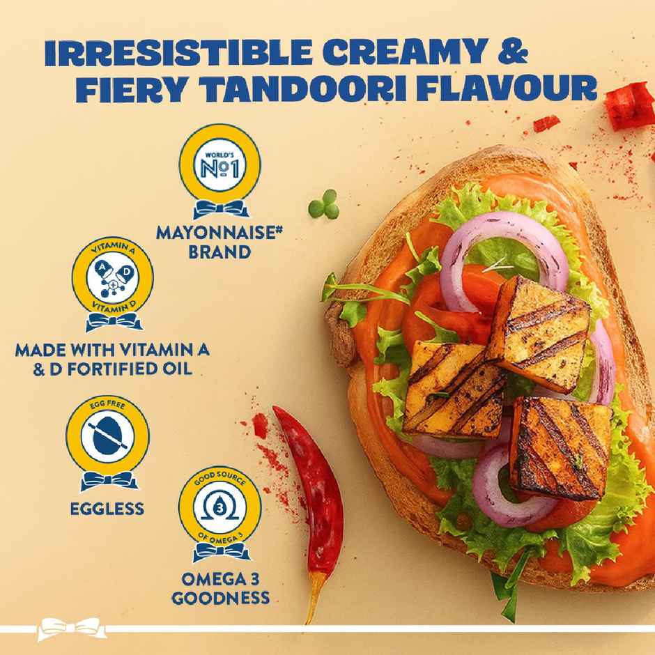Hellmann'S Smoky Tandoori Mayo (85g) & Godrej Yummiez Chicken Nuggets (500g) Combo