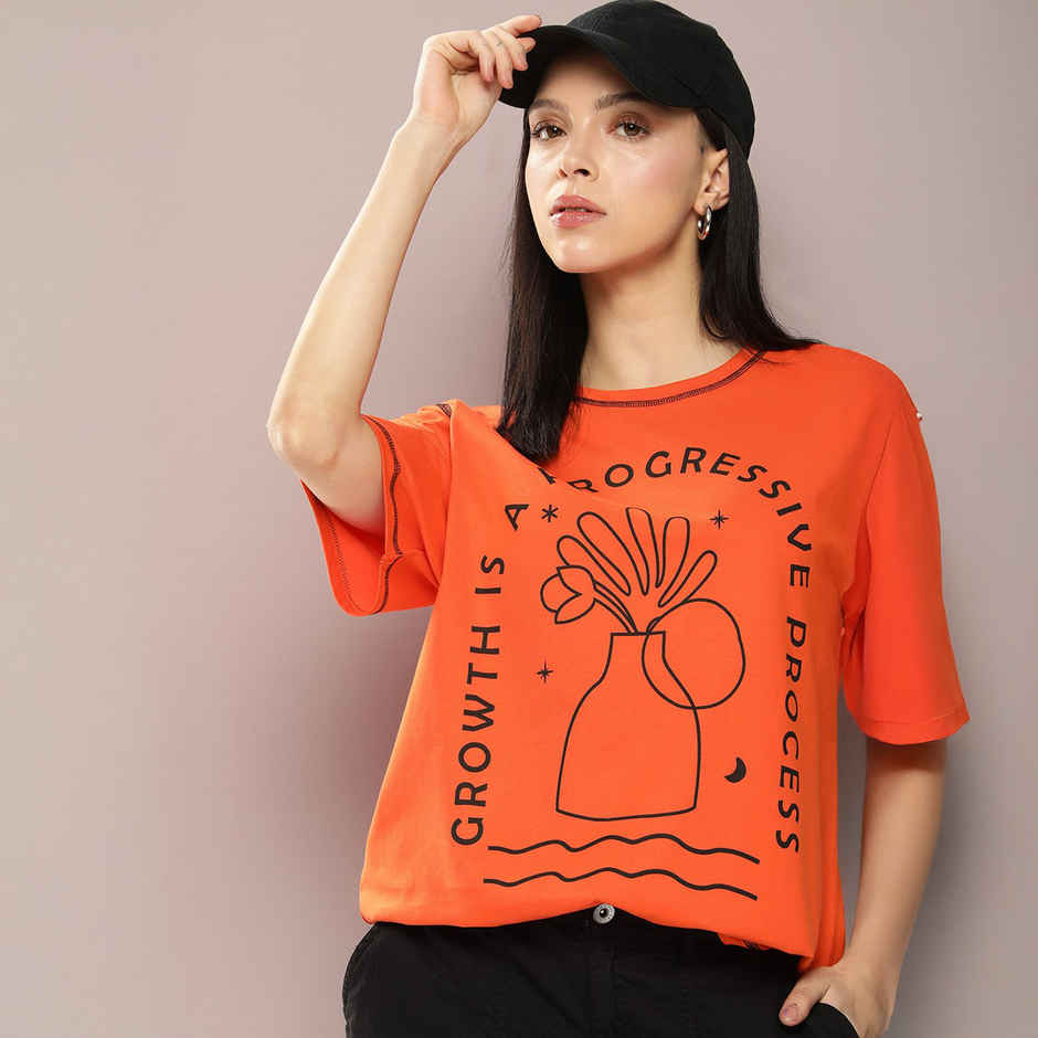 Dillinger Women's T-shirt | WMNCR388ORG | Orange - S