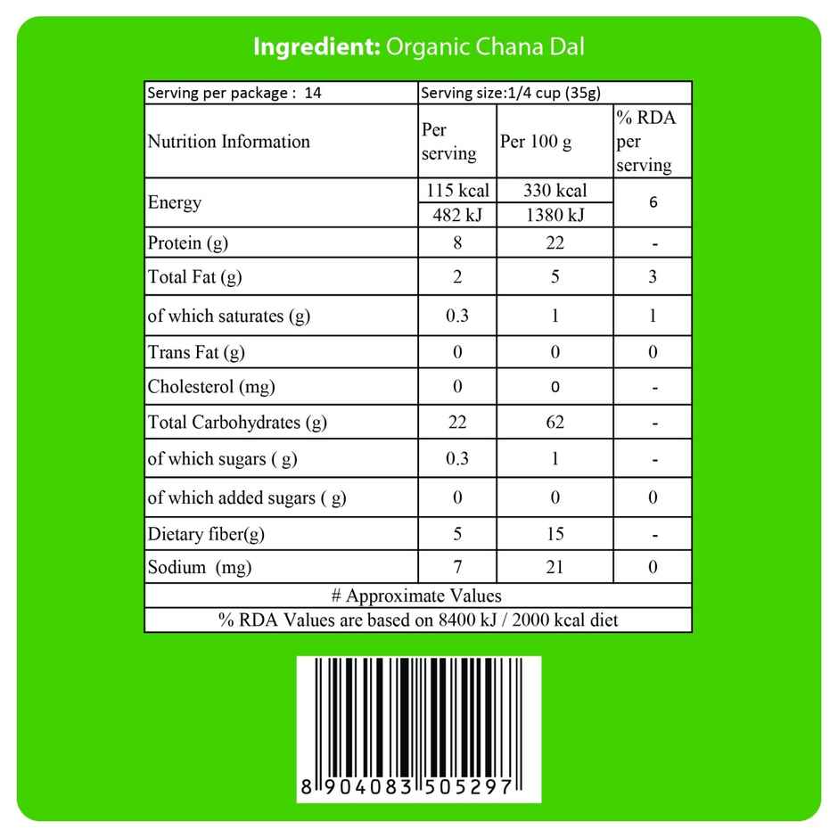 24 Mantra Organic Chana Dal