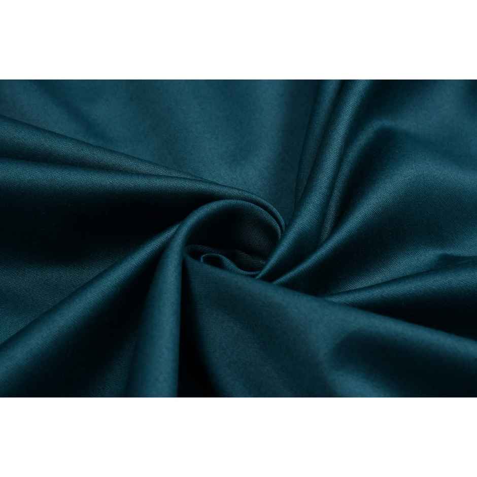 Florida Shades Cotton Elastic Fitted King Size Bedsheet for Double Bed and 2 Pillow Covers 300 TC