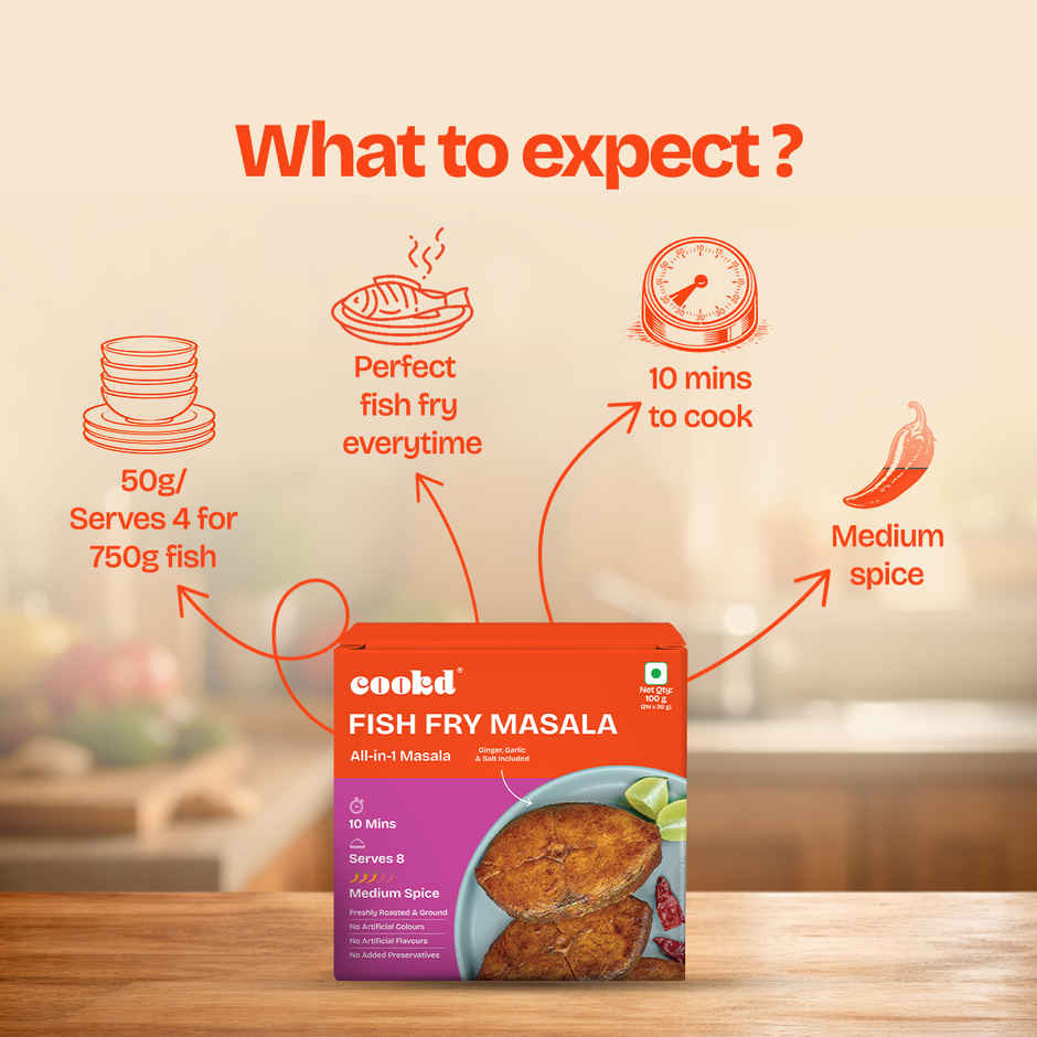 Cookd Fish Fry Masala