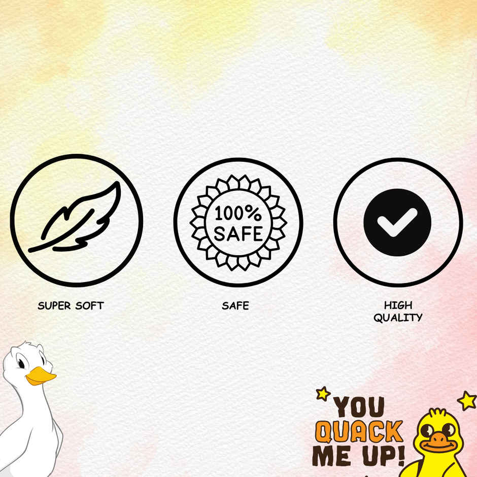 Toytales Duck Soft Toy | Plushie | Lying Duck Stuffed Animal | Toys For Kids