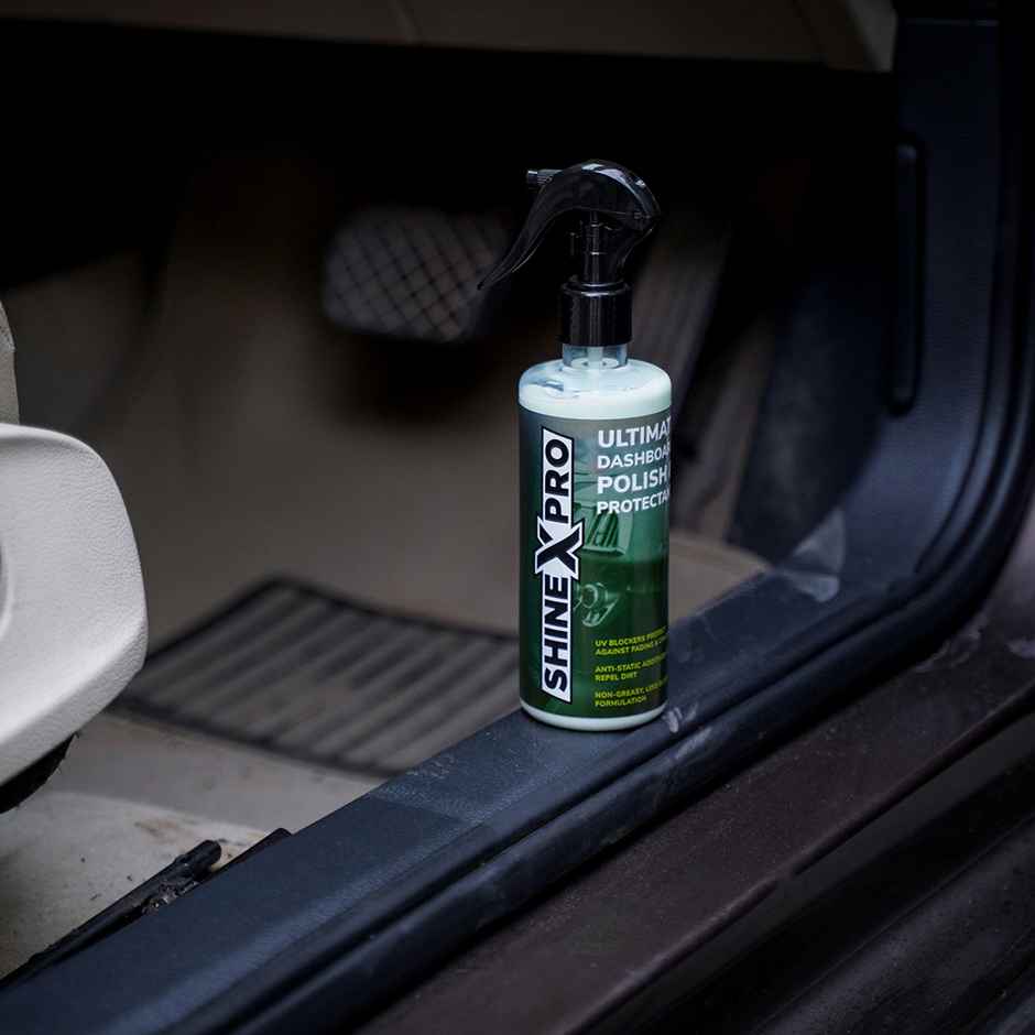 ShineXPro Car Dashboard Polish & Protectant Spray | Repels Dust | Restore Original Finish