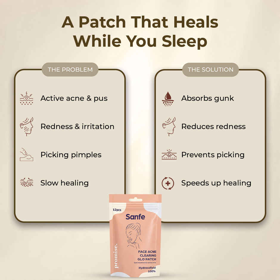 Sanfe Pimple Patches Fast-Acting Overnight Acne Patch