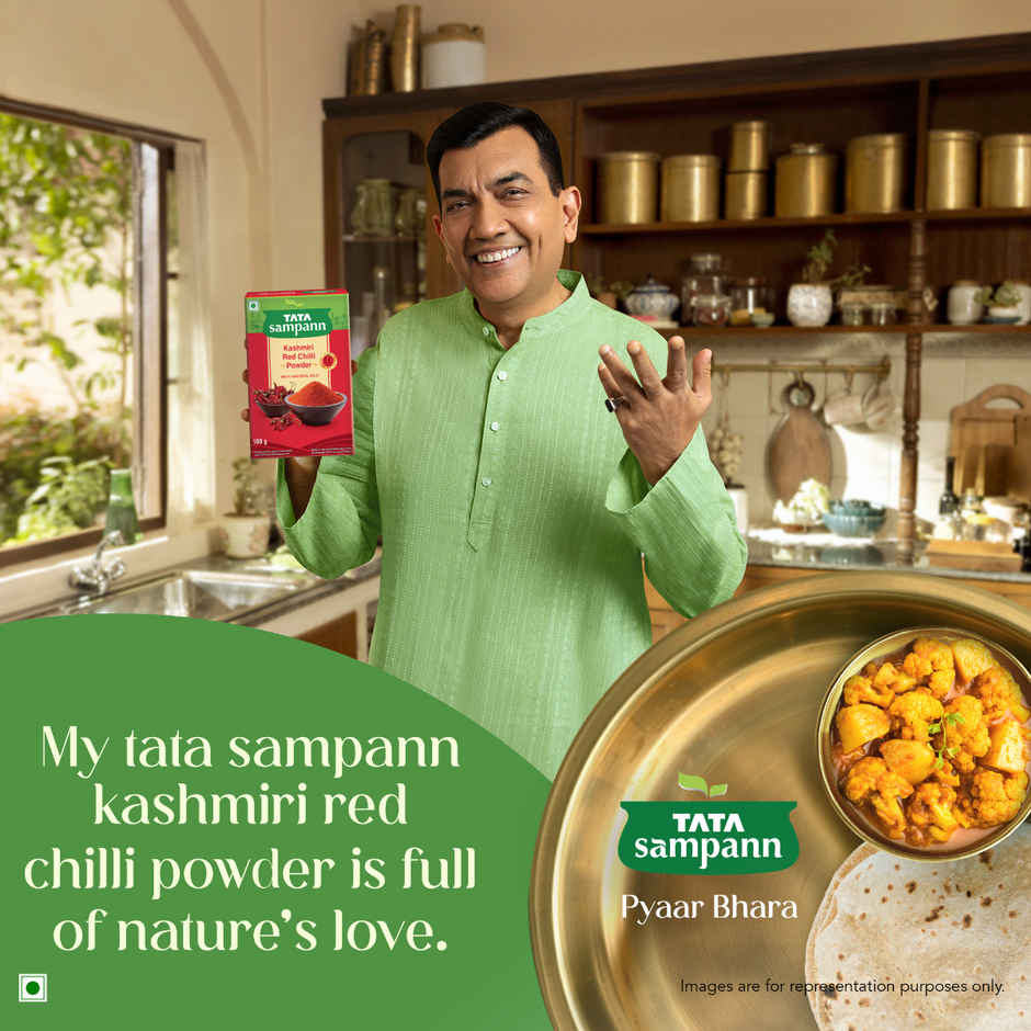 Tata Sampann Kashmiri Red Chilli Powder with Natural Oils Kashmiri Lal Mirch Powder