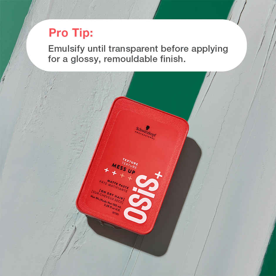 Schwarzkopf Professional OSiS+ Mess Up Hair Styling Matte Paste