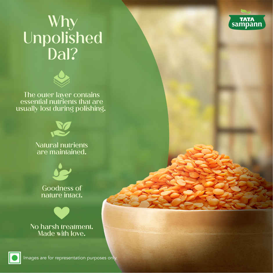 Tata Sampann Unpolished Split Masoor Dal