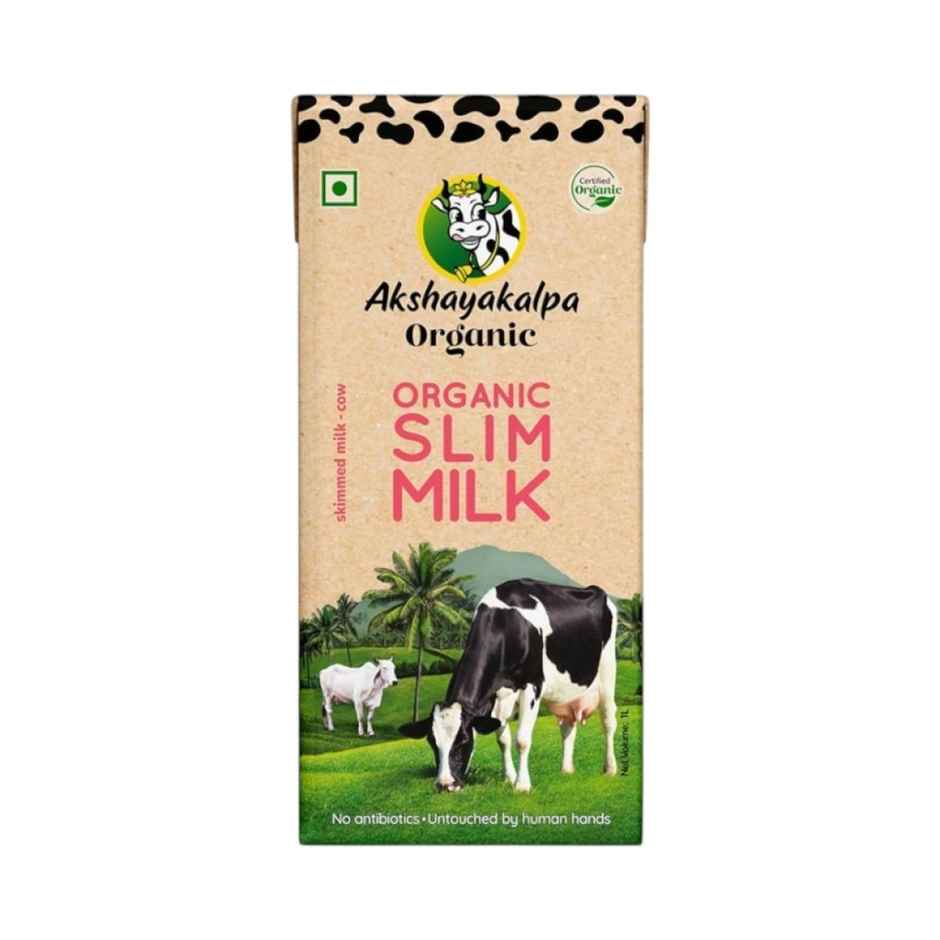Akshayakalpa Organic Slim Milk - Uht