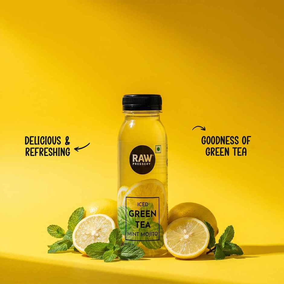 RAW Pressery Iced Green Tea  Mint Mojito  Ice Tea
