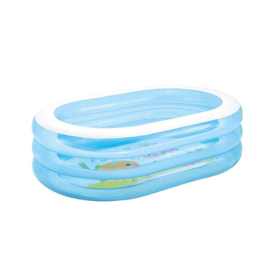 Toyshine Big Size Inflatable 3 Rings Baby Bath Tub Swimming Pool Play Centre Toy For Kids