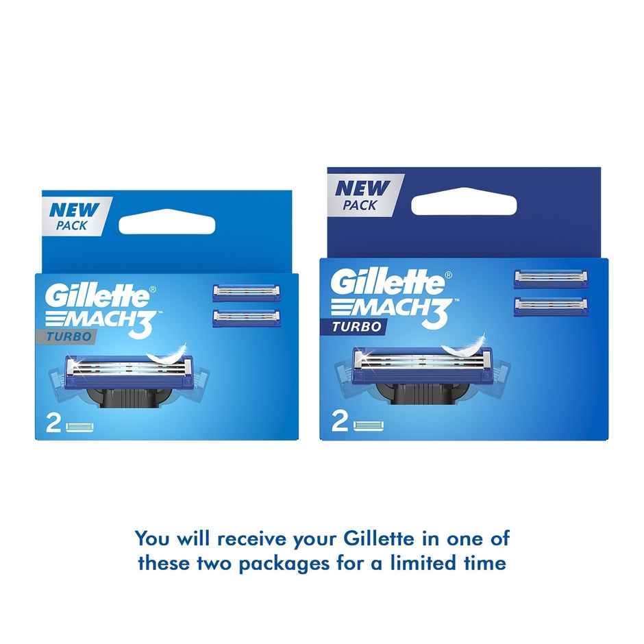 Gillette Mach3 Turbo Shaving Blade Cartridge