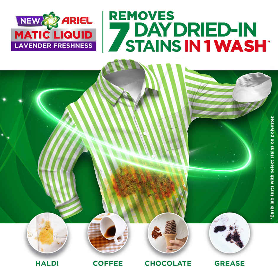 Ariel Matic Front Load Liquid Detergent - Lavender