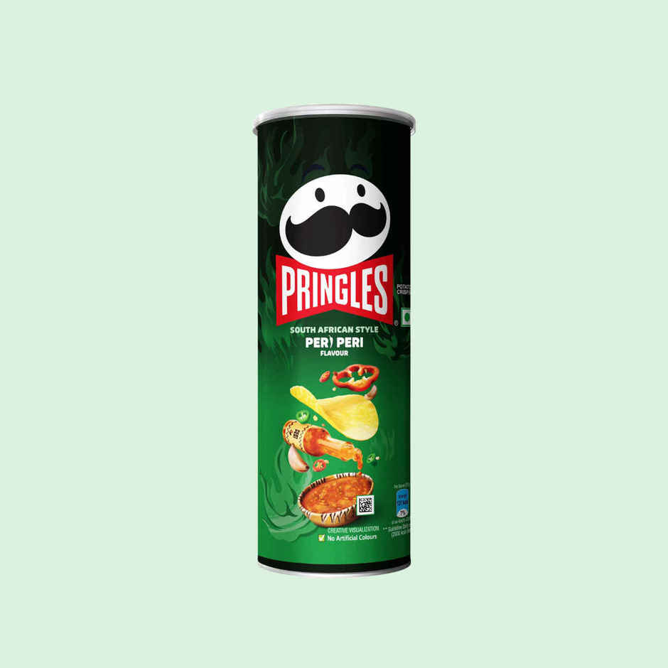 Pringles Potato Chips Peri Peri Flavour | Crunchy & Classic
