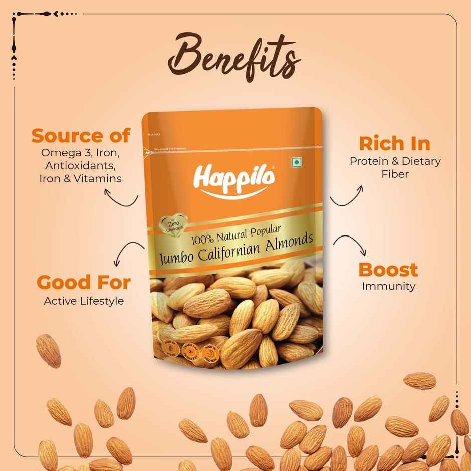 Happilo Natural Popular Californian Almonds
