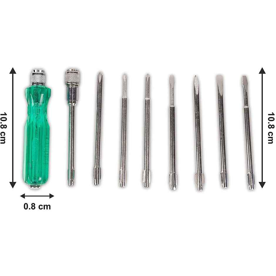 Visko 811 Tools Kit With Screwdriver Set | Tester | Wire Cutter | Crv Plier Screwdrivers Pack Of 3
