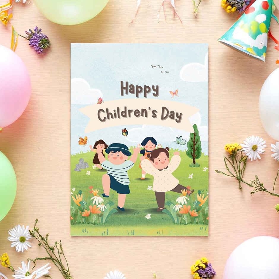 House Of Festivals Children s Day Greeting Card - Design 4
