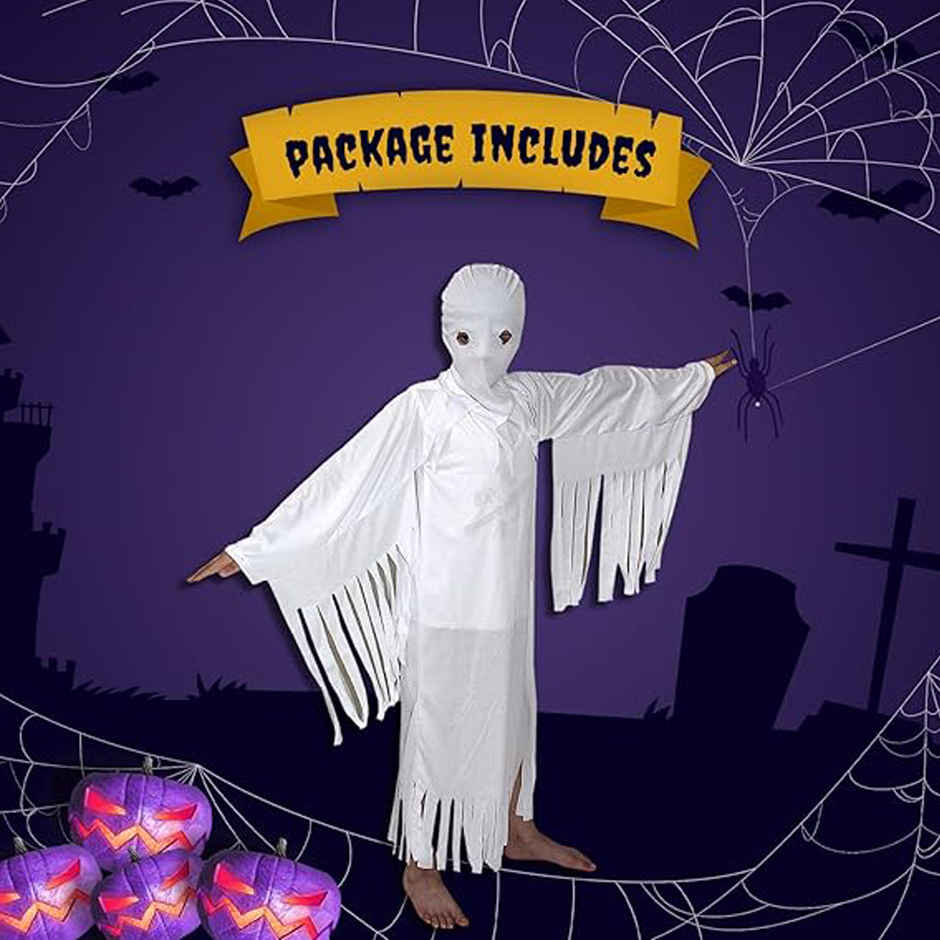 White Ghost Halloween Costume | Free Size | Sheen And Shine