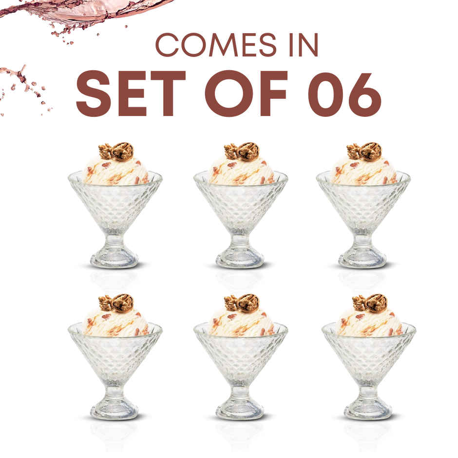 Yera Iceberg 100 ml 6 pcs Ice Cream Bowl Set