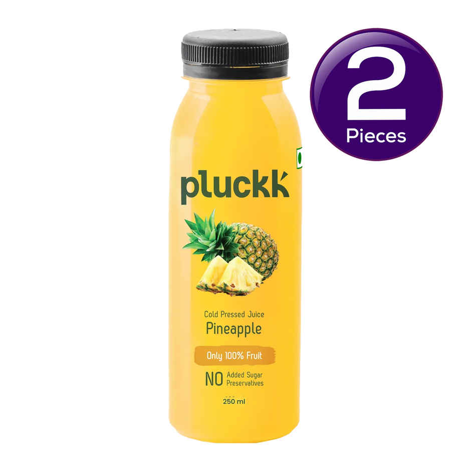 Pluckk Cold Pressed Pineapple Juice Combo