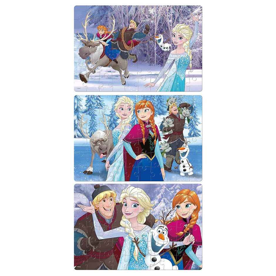 Hamleys Frank Disney'S Frozen Puzzle Pack ( A Set Of 3 Puzzles - 60 Pcs Each) For Kids Age 3Y+