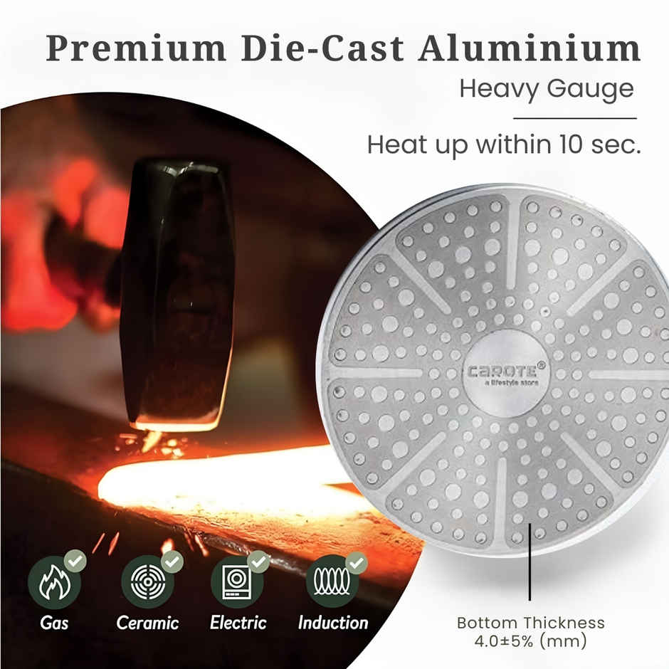 Carote Tawa 26cm Granite Black