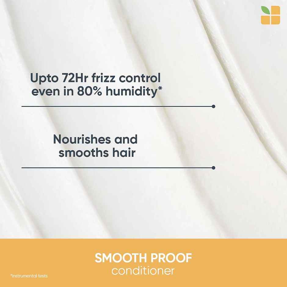 Biolage Smoothproof Anti-Frizz Conditioner with Camellia oil for 72HR Frizz Control