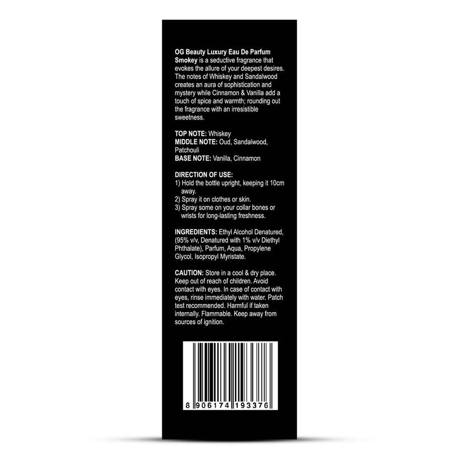 Og Beauty Luxury Eau De Parfum Smokey