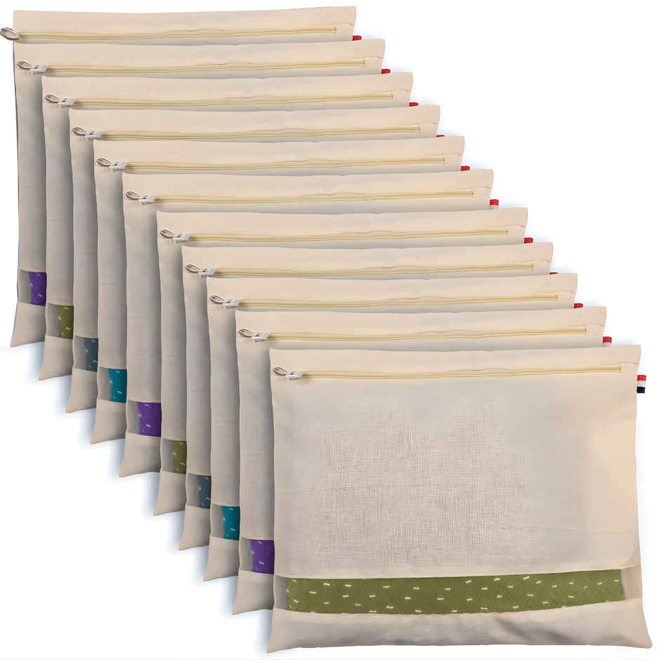 Zedak Cotton Cloth Organizer | Beige