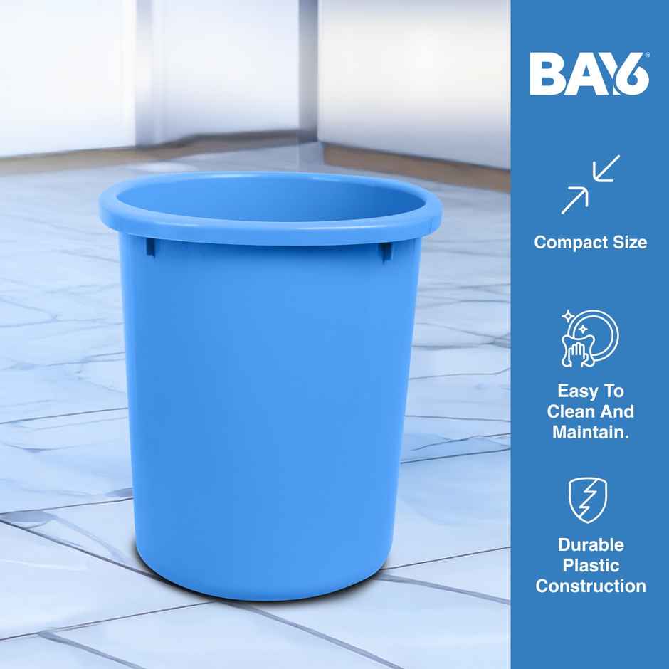 BAY6 Royce Dust Bin 7 L - Blue